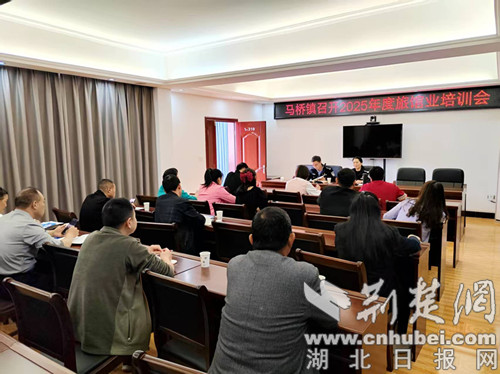 Maqiao Baok正在工业区进行与外国相关的商业培训