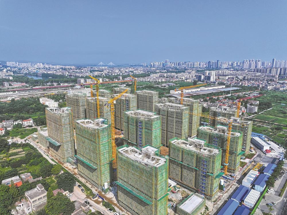 Shantytown Renewal的重新安置住房的主体已完成