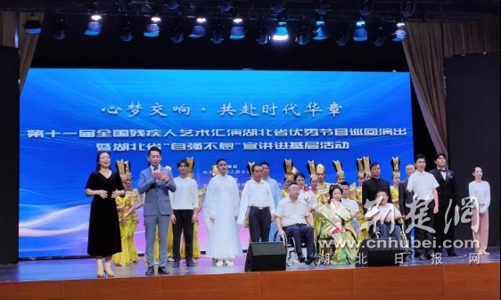 湖北省残疾人艺术表演巡回演唱会在劳恩库市举