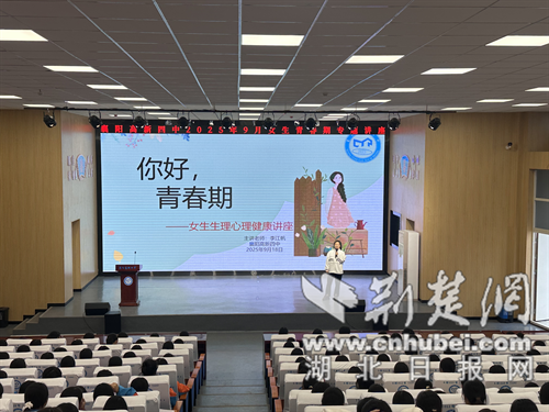 Xiangyang High-Tech No.4中学由有关年轻女孩青年的特