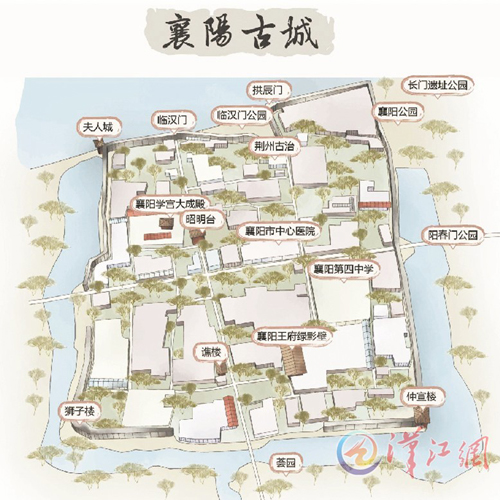 服务外地游客最新襄阳市区旅游地图来了 标记旅游等时圈成亮点